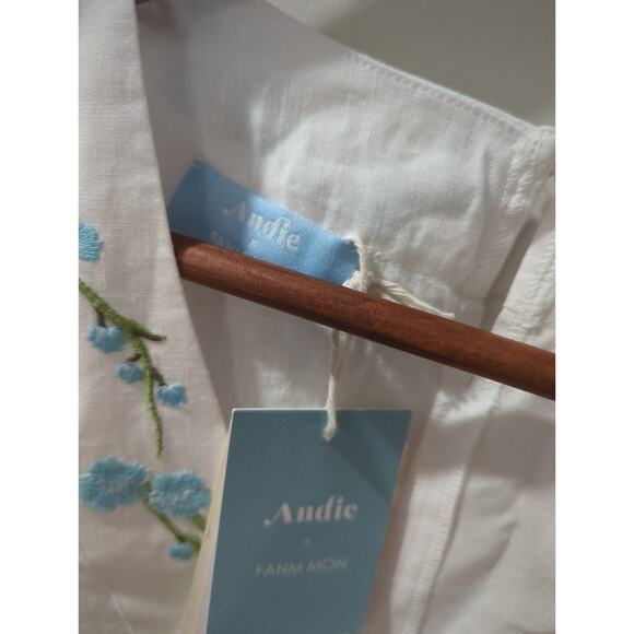 Fanm Mon x Andie Kepez Kaftan Linen Maxi Dress NWT - Picture 8 of 11